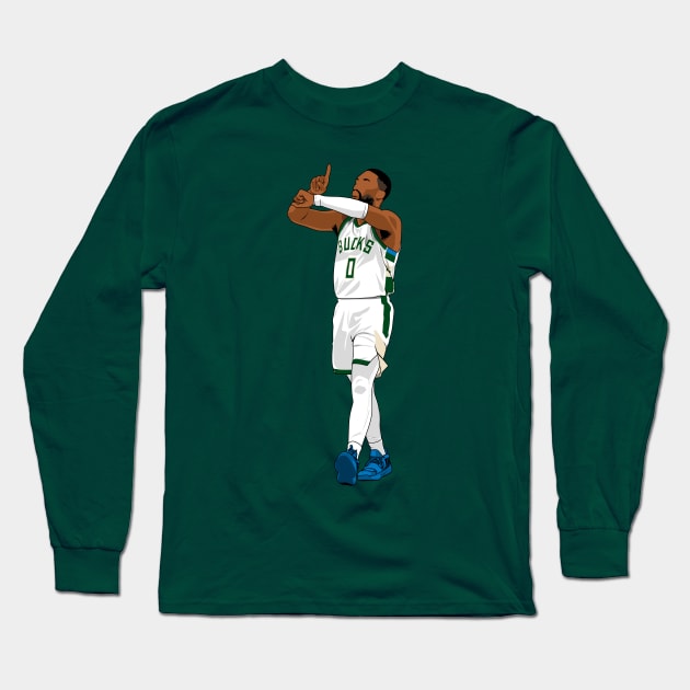 Damian Lillard Long Sleeve T-Shirt by origin illustrations